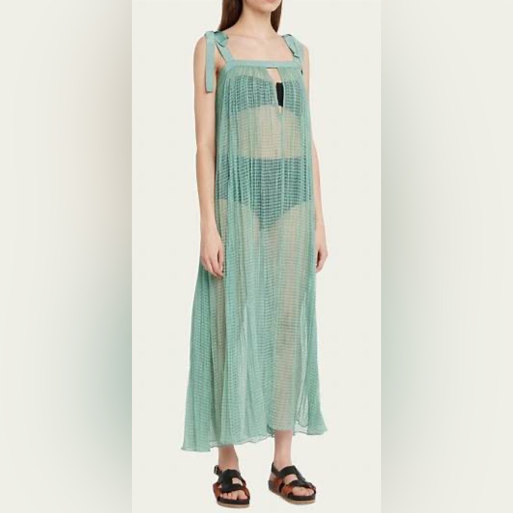 Ulla Johnson Mint Sheer Swim Coverup